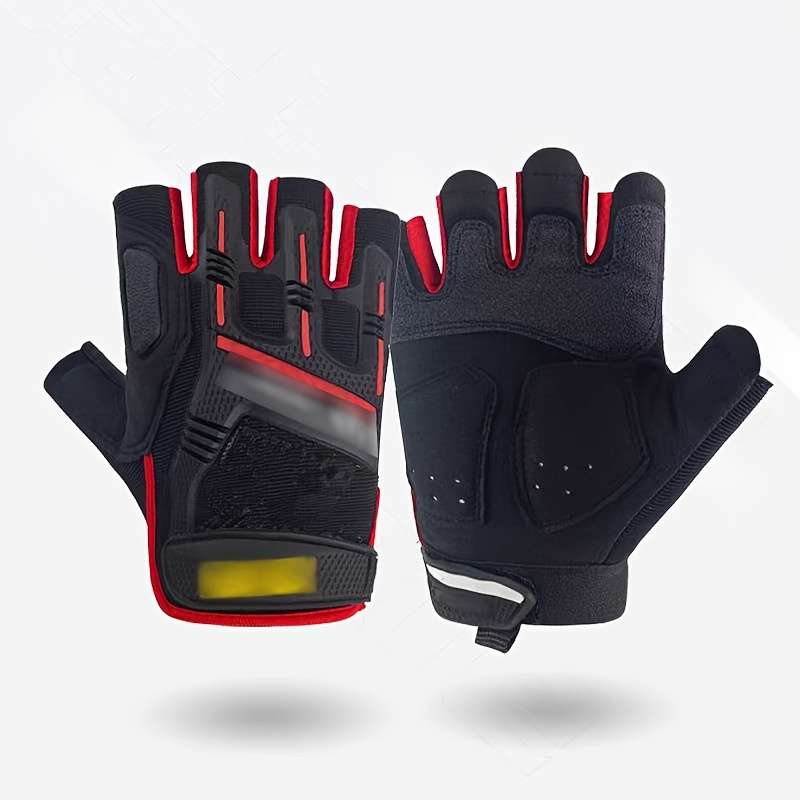 1 Pair Yellow Outdoor Sports Gloves