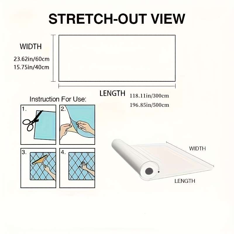 1PC Wall StickersGilded Black And White200cmX40cm  78.74inX15.74in