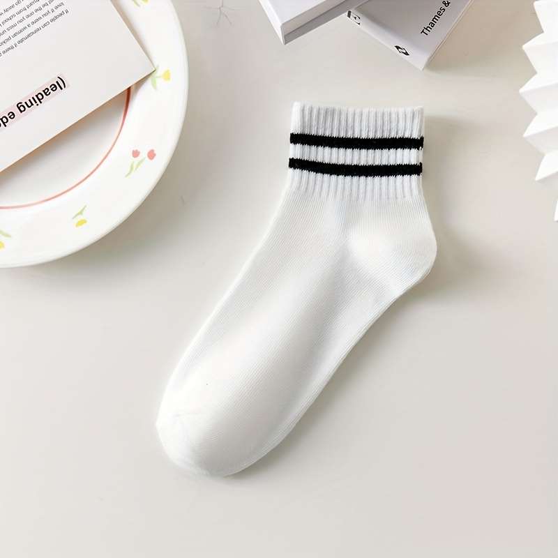 5 Pairs Mixed Color High Elastic Socks