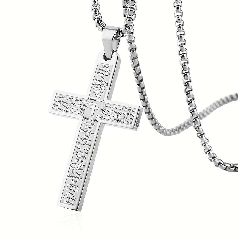 1 Piece Golden Jesus Theme Pendant