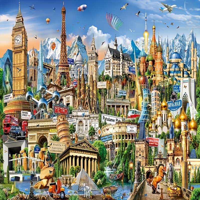 1000 Piece Paper Jigsaw Puzzle For Adults