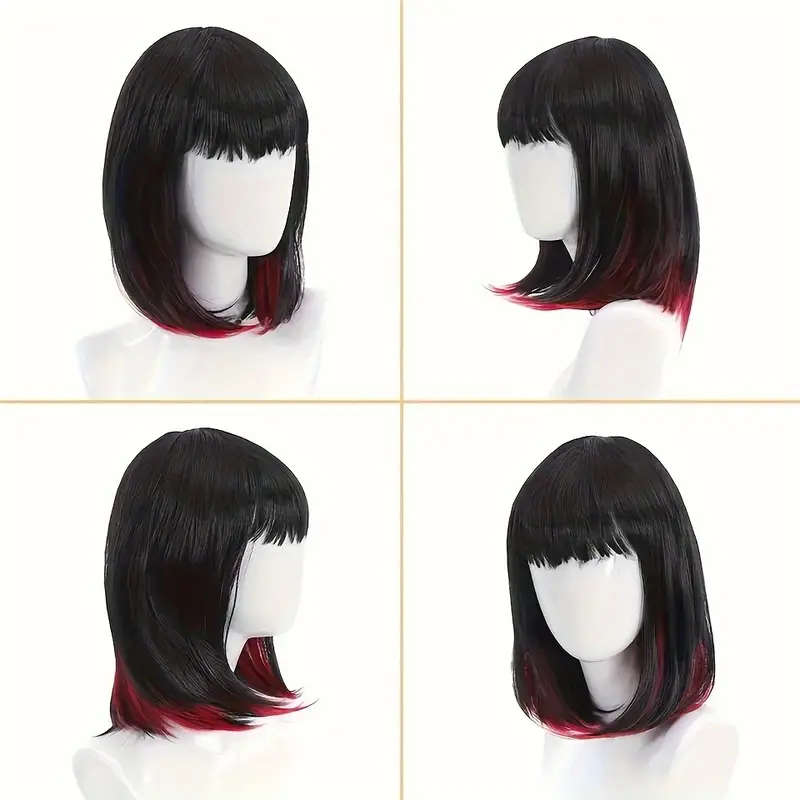 Chic Wine Red Bob Wig