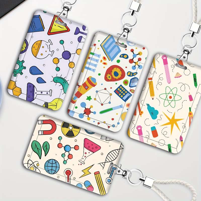 1pc A Card Holder for Science And Chemistry Study Series Suitable for Doctors And Nurses Also for