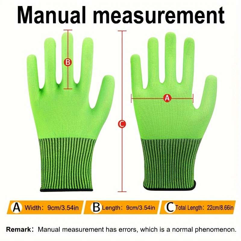 10 Pairs Tangerine One Size Fits All Multi Purpose Work Gloves