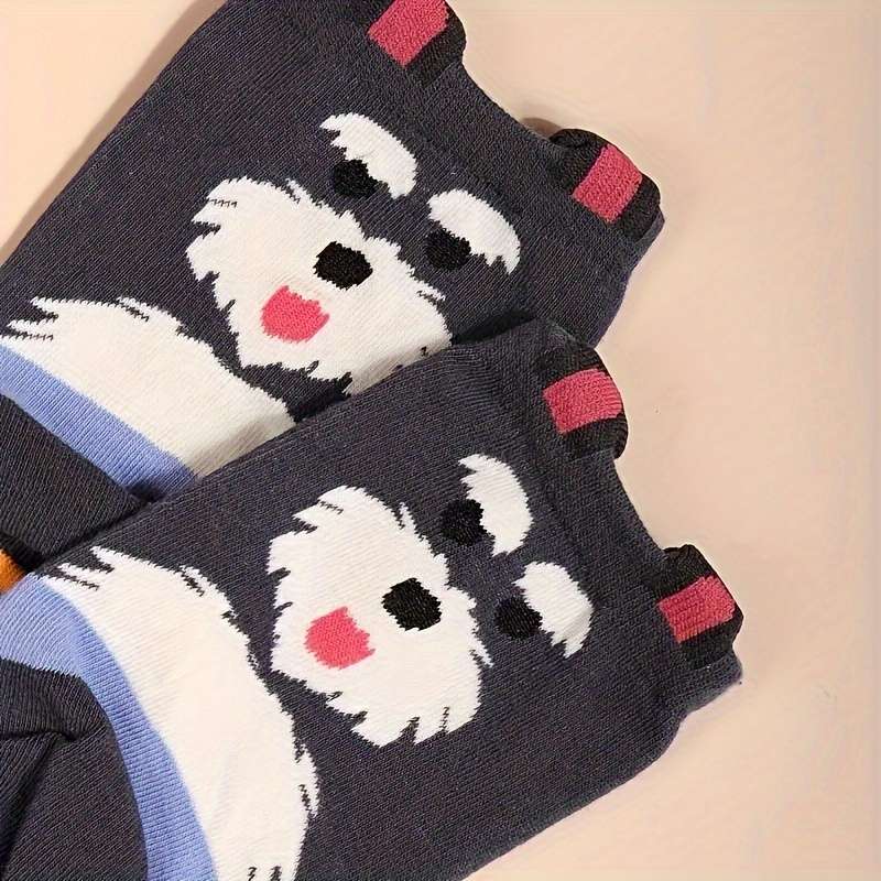 5 Pairs Policromo 7 To 10 High Elastic Socks