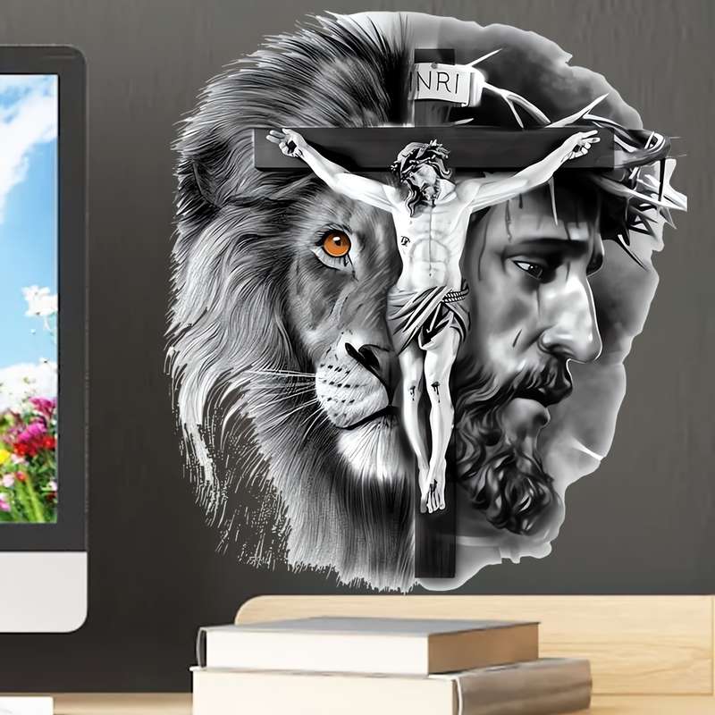 10pcs  Jesus Christian Themed Stickers