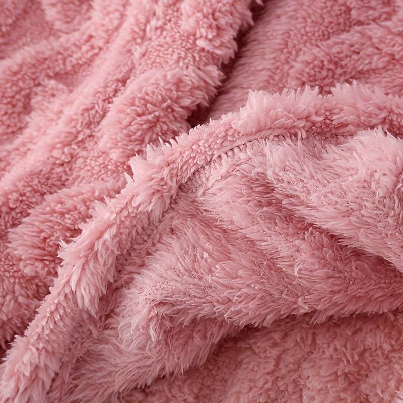 1ps Blanket Color Sakura Pink