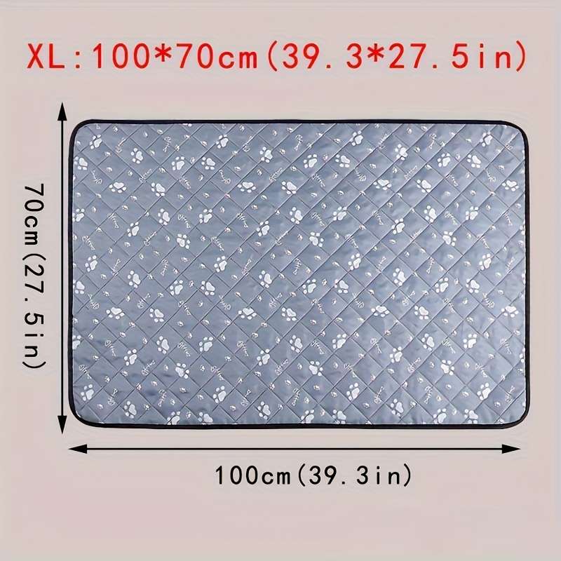 1piece Light Blue Dog Paw Cooling Pad