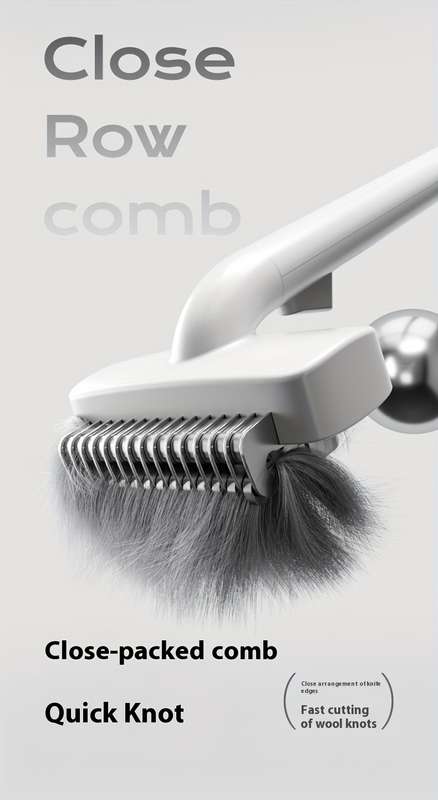 1pc White Pet Comb