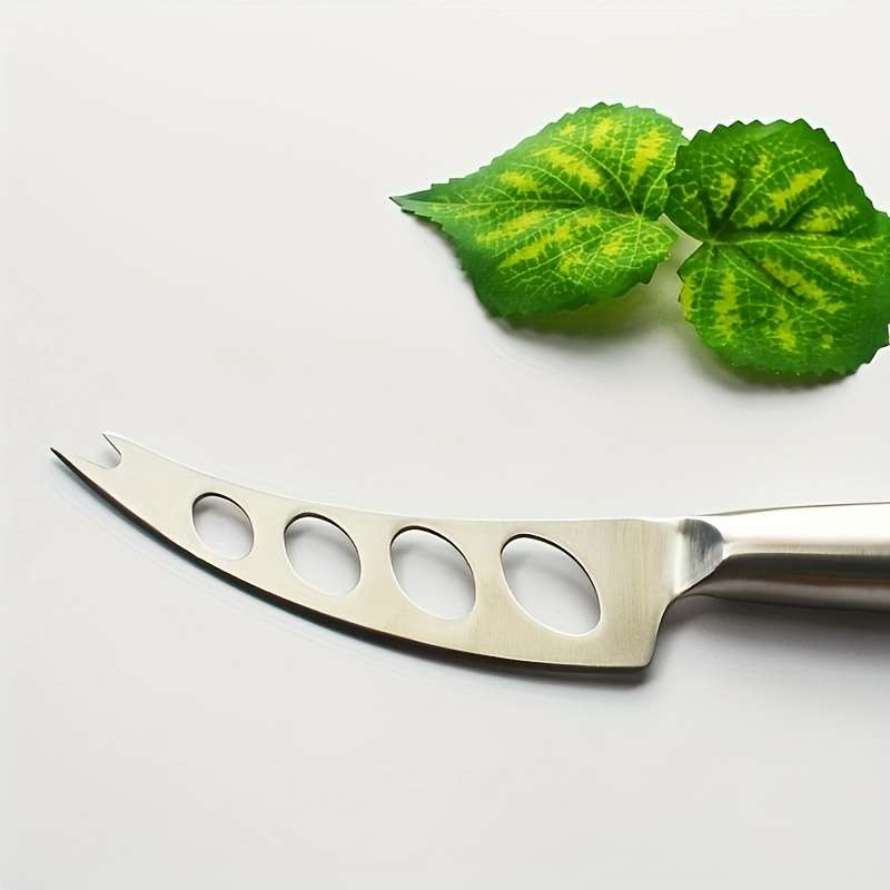 3pcs 1set Stainless Steel Cheese Knife Set Cheese Cutter Cheese Grater Multi-hole Knife Cut