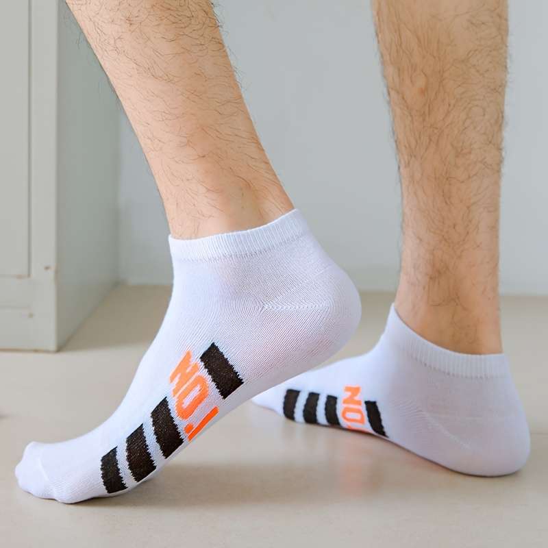 5 Pairs Polychrome One Size High Elastic Socks