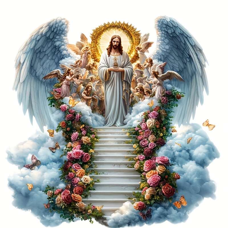 1pc Cartoon Jesus Christian Themed Stickers