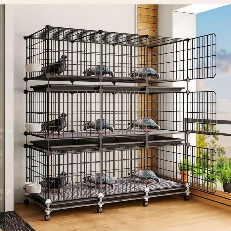 1pc Blue Pet Cage