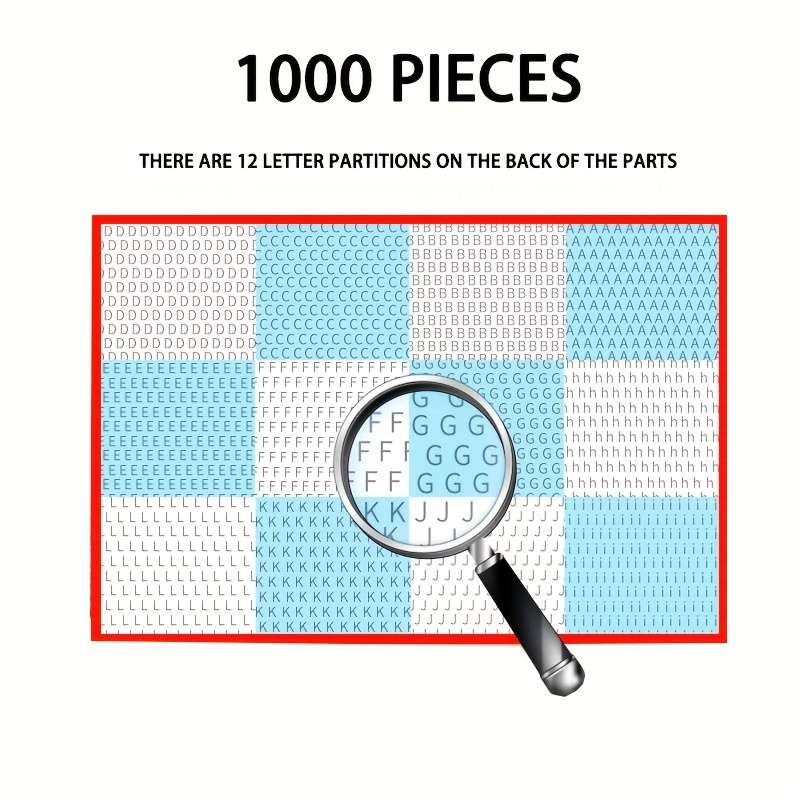 1000 Piece Paper Jigsaw Puzzle For Adults
