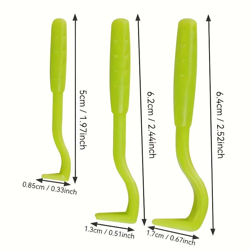 3pcs Blue Pet Comb