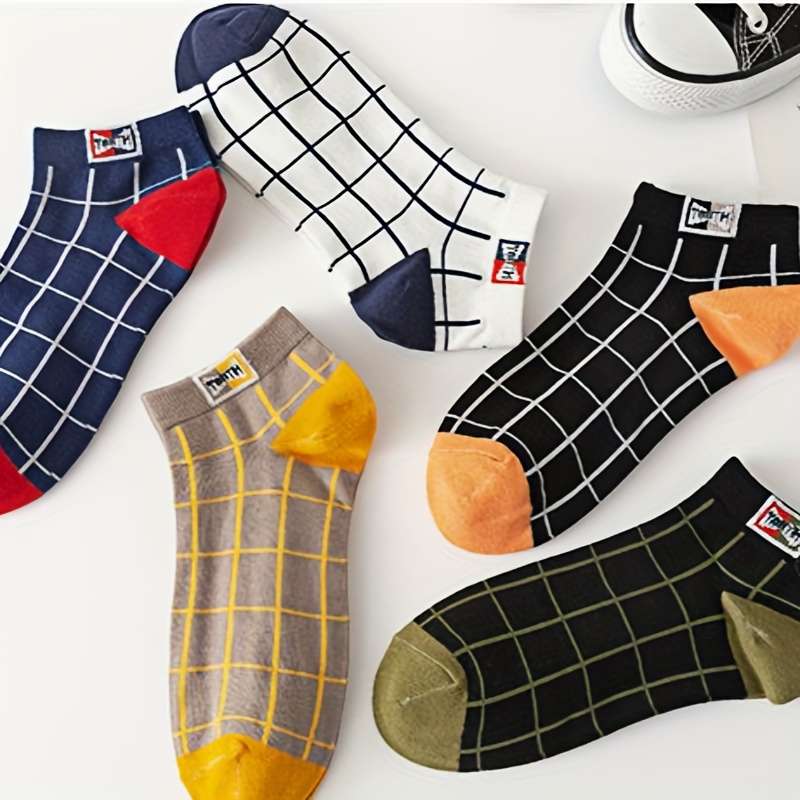 5 Pairs One Size High Elastic Socks