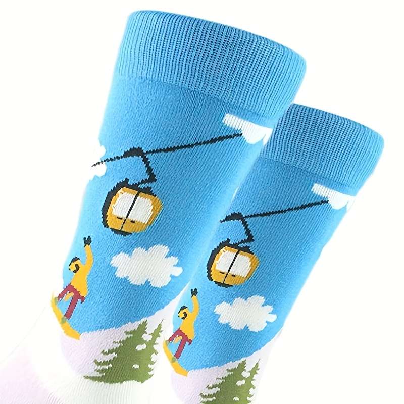 1 Pair Mix Color Pack Gray One Size Socks