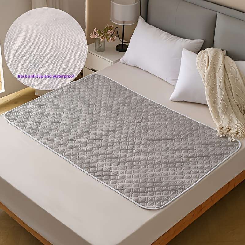 1Pc Diaper Smoke Gray  Counter  Slip  Size 70X90Cm  27.56X35.43In