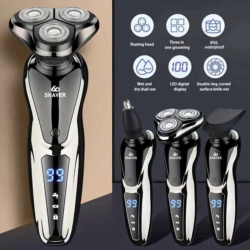 3-In-1 Electric Shaver