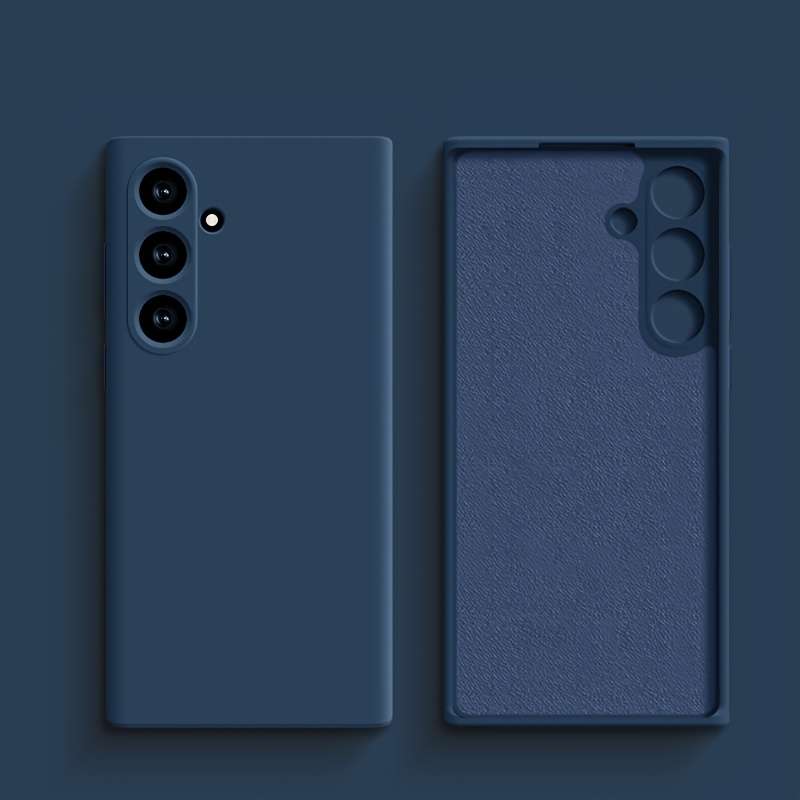 1pc Deep Blue For Samsung Galaxy S25 Plus Phone Cases