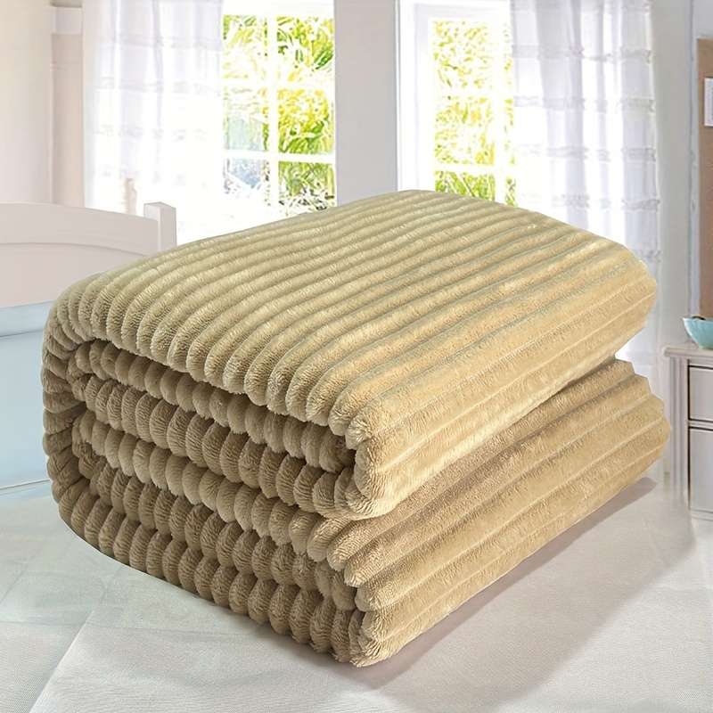 1ps Blanket Color Light Coffee size 70x100cm