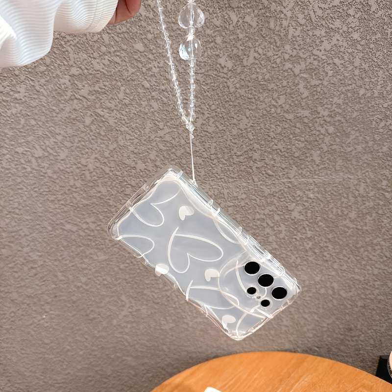 1pc Transparent White For Samsung Galaxy A36 Phone Cases