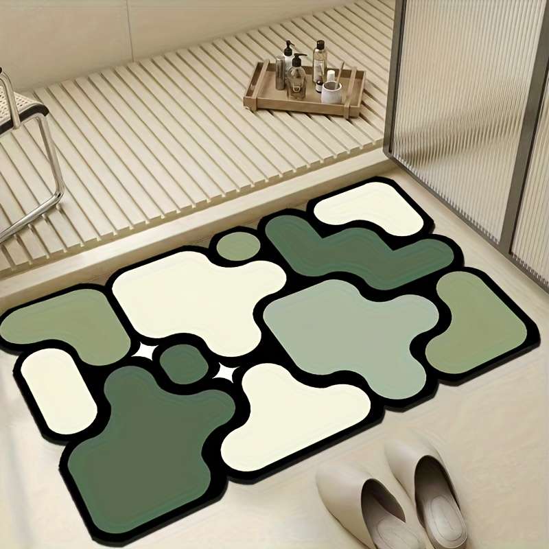 1Pc Iridescent 50x80cm 31.4x19.6inch Floor Mat
