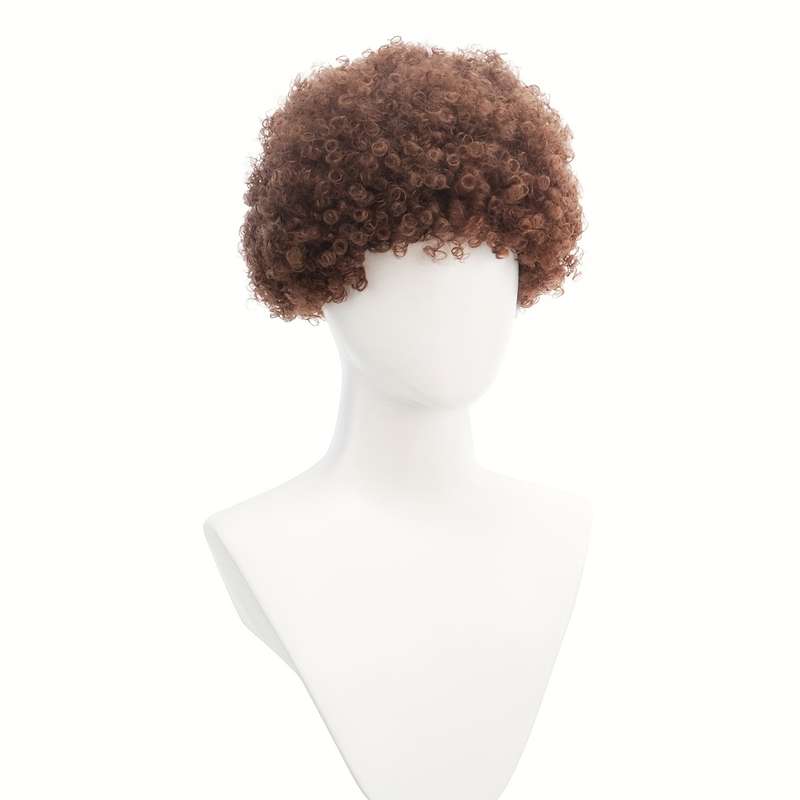 1Pc Brown 20.32cm Fashion Design Wig