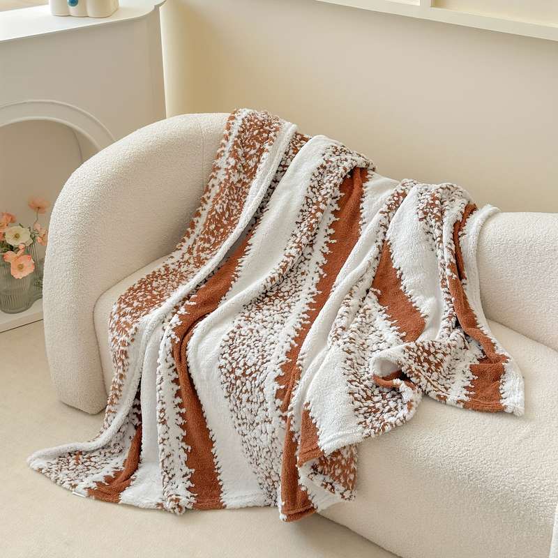 1ps Blanket Color Coffee Color size 200x230cm