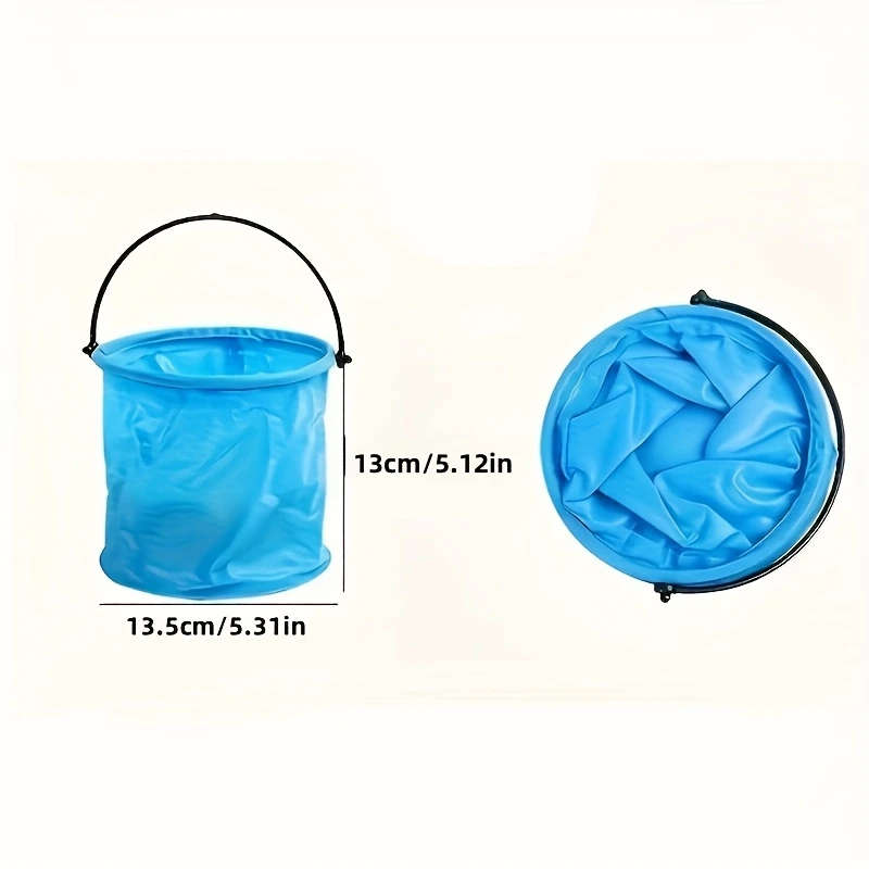 1pc Multi-Functional Collapsible Bucket Durable And Portable Ideal for The Beach Travel And Outdoor