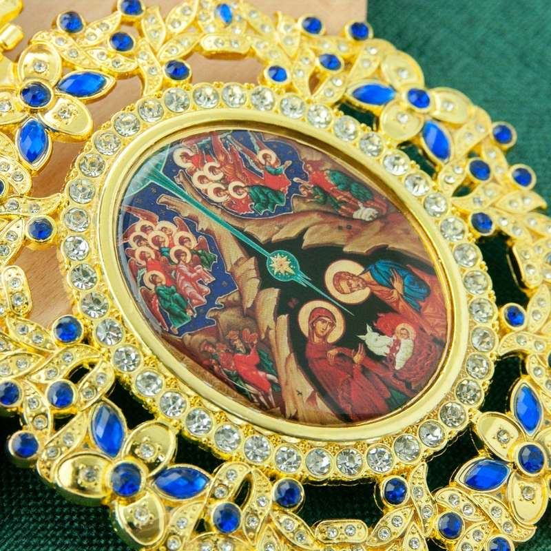 1 Piece Red Jesus Theme Pendant