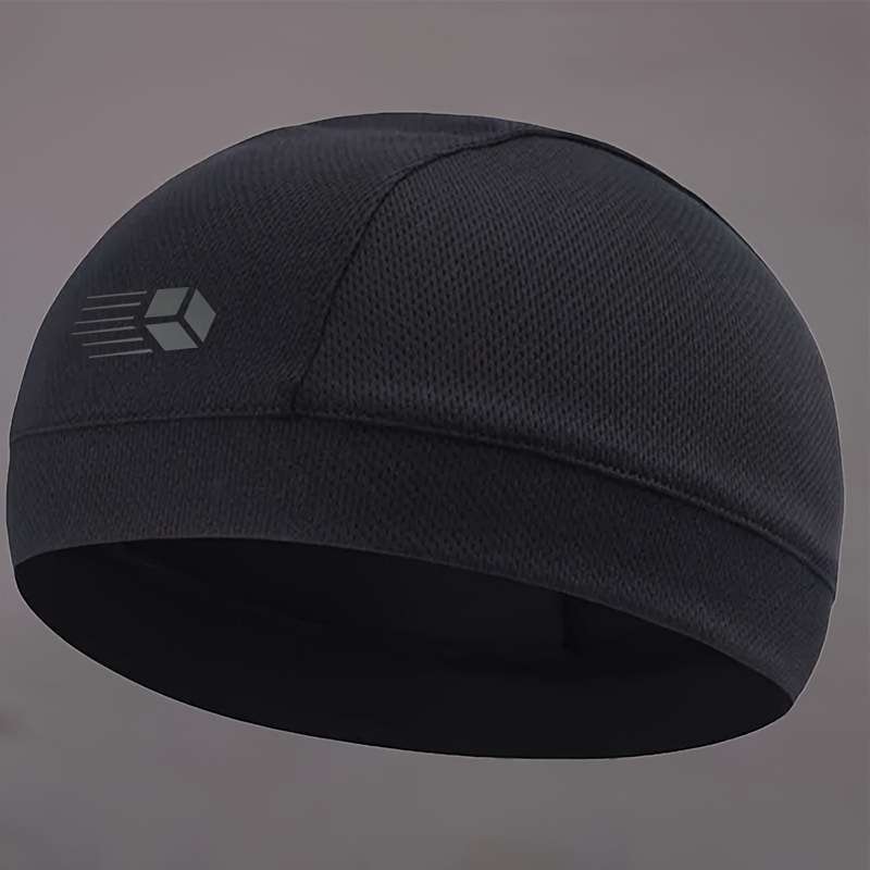1pc Versatile Use Cooling Skull Cap Breathable Sweat-Wicking Beanie for Cycling Running Fits