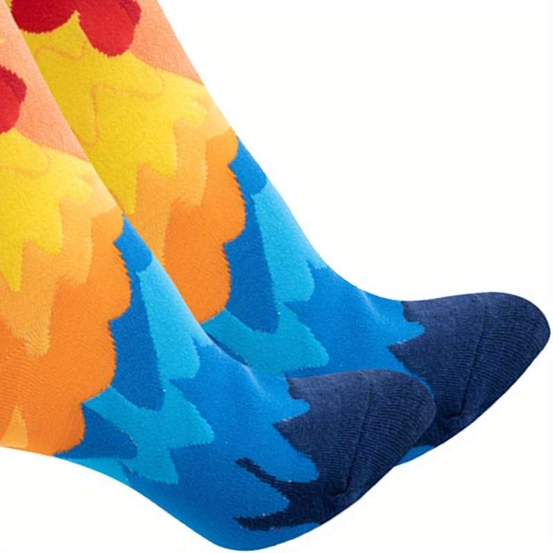 1 Pair Mixed Color One Size Socks