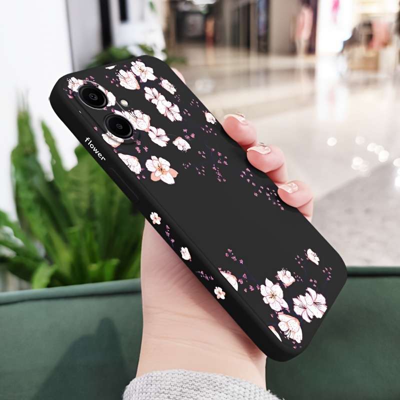 1pc Black For Samsung Galaxy A06 Phone Cases