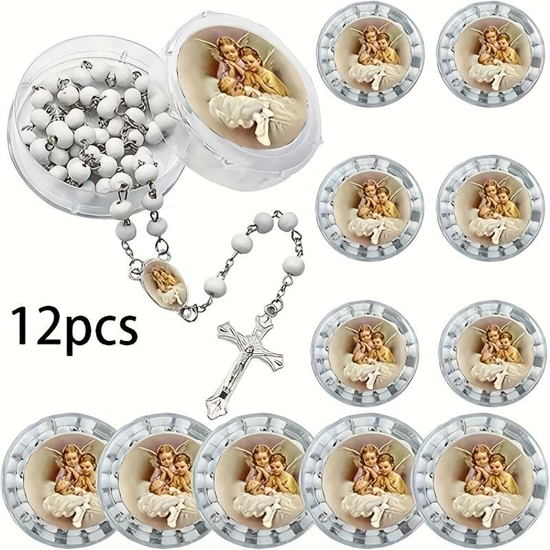 1 Piece Silvery White 12 Sets Jesus Theme Pendant