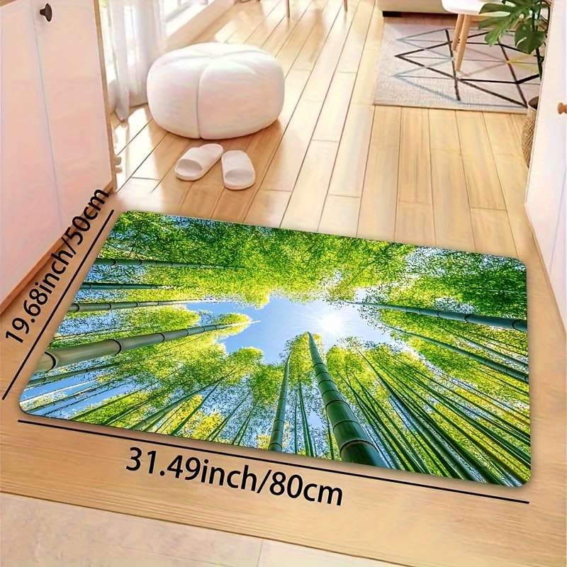 1Pc Green 15.7x23.62inch 40x60cm Floor Mat