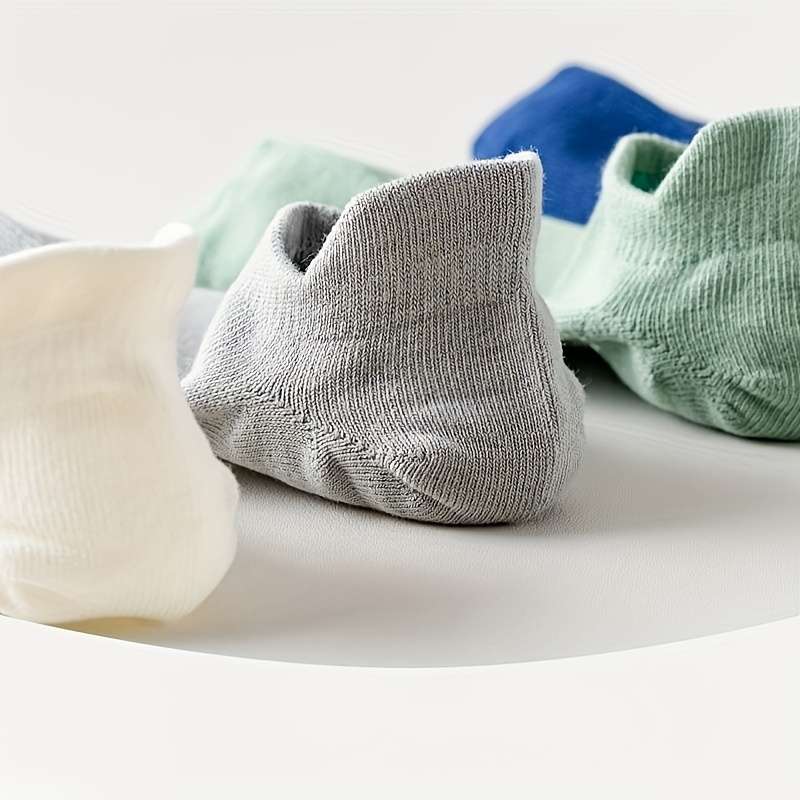 7 Pairs Color Mixing One Size High Elastic Socks