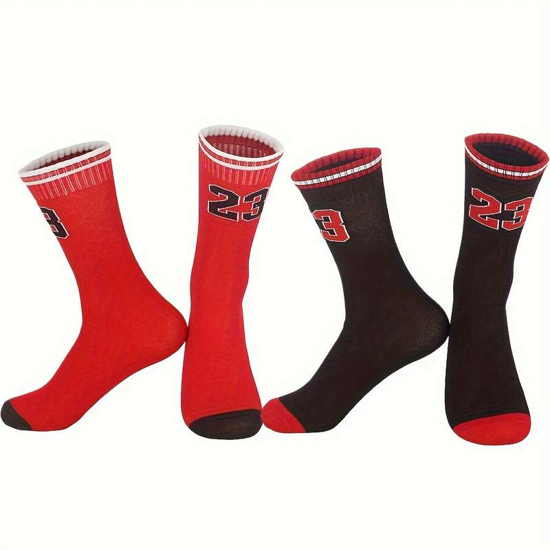 1 Pair Red  Socks