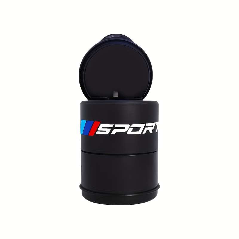1pc One Portable Universal Car Ashtray Designed for BMW Models 1 3 5 7 And X5 Featuring High T