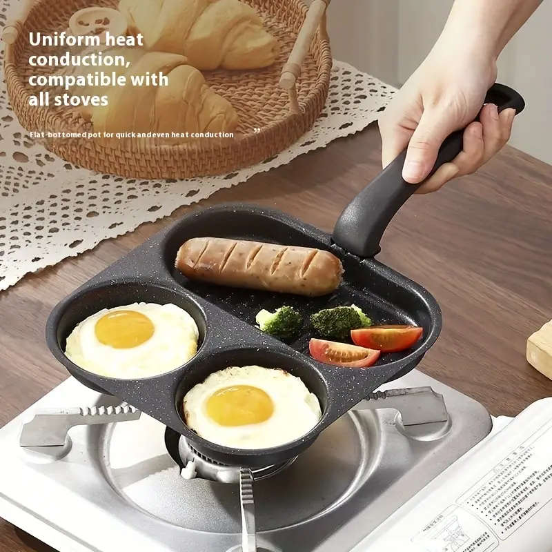3-In-1 Breakfast Thick Frying Pan