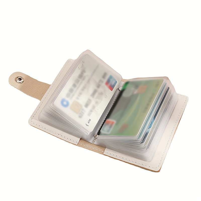 1pc Ladies' Credit Card Holder with Multiple Slots a Stylish And Spacious Wallet for Cards Compac