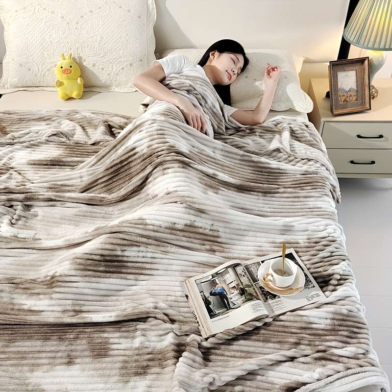 1ps Blanket Color Snowy Gray size 70cmx100cm