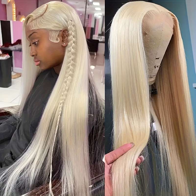 1Pc Light Yellow 71.12cm Fashion Design Wig
