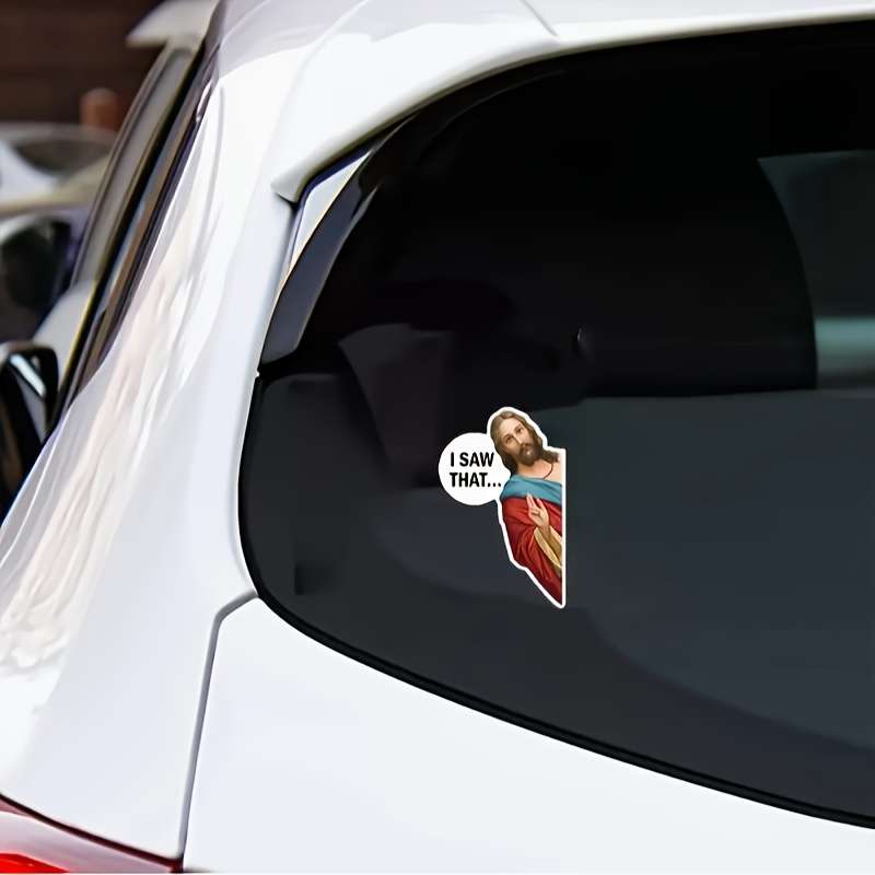 8pcs Jesus Christian Themed Stickers
