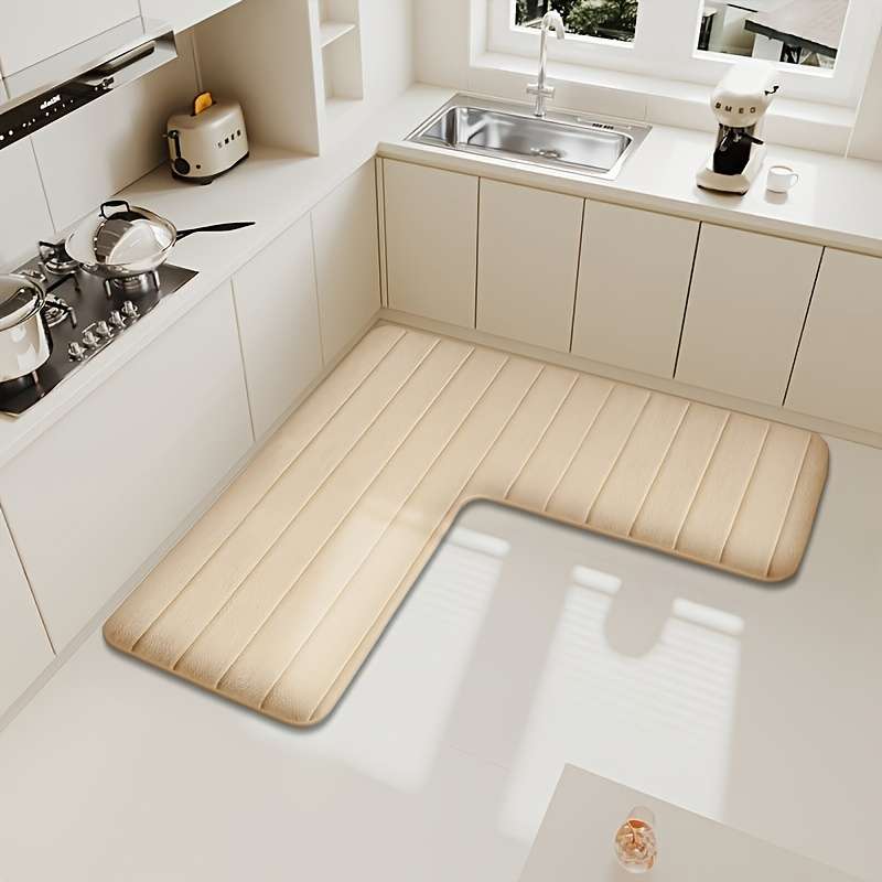 1Pc Beige 120x120x45cm 47.2x47.2x17.7inch Floor Mat
