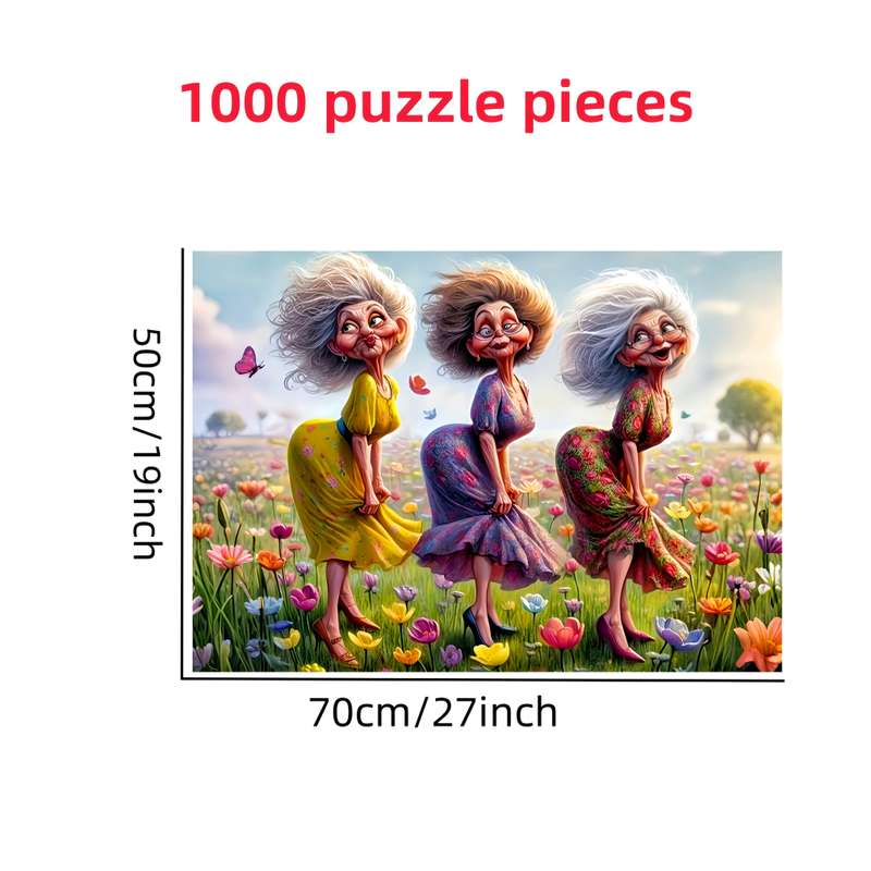 1000 Piece Paper Jigsaw Puzzle For Adults