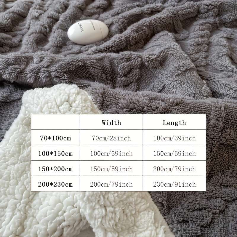 1ps Blanket Color Light Coffee size 100x150cm