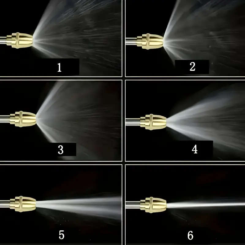 1pc Heavy-Duty Metal Hose Nozzle with Extended Reach Chrome Finish Durable Aluminum and Copper Plati