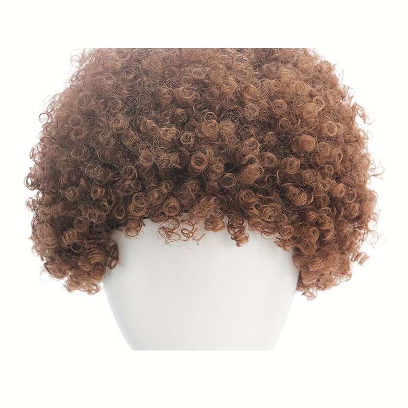 1Pc Brown 20.32cm Fashion Design Wig