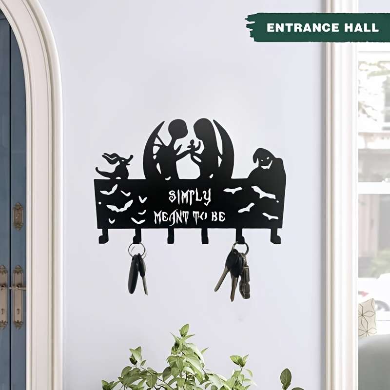 1pc Metal Wall Decor Hook Versatile Artistic Hanging for Keys Hats BackpacksIdeal fo